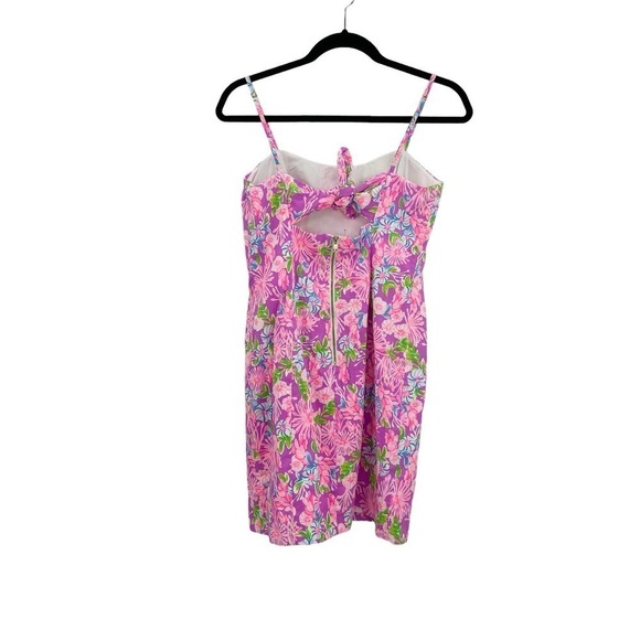 Lilly Pulitzer Shelli Stretch Dress Amethyst Moms The Word Pink Size 6 NWOT - Picture 8 of 12